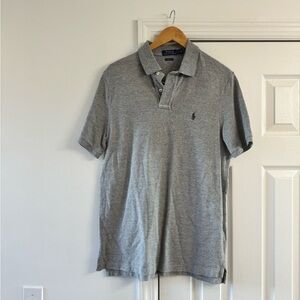 Polo Ralph Lauren custom slim fit size Medium heather gray